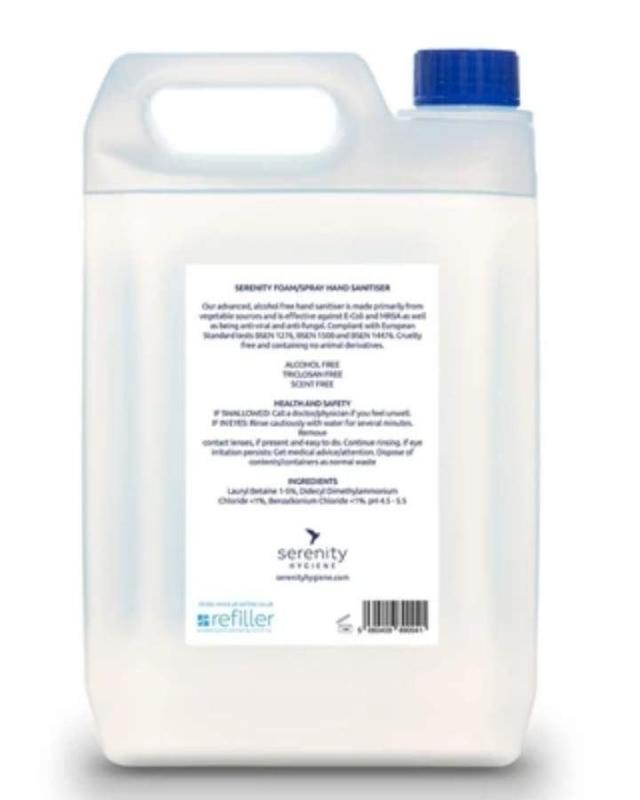 Approved Alcohol 72% Hand Sanitizer Gel 5L Refill