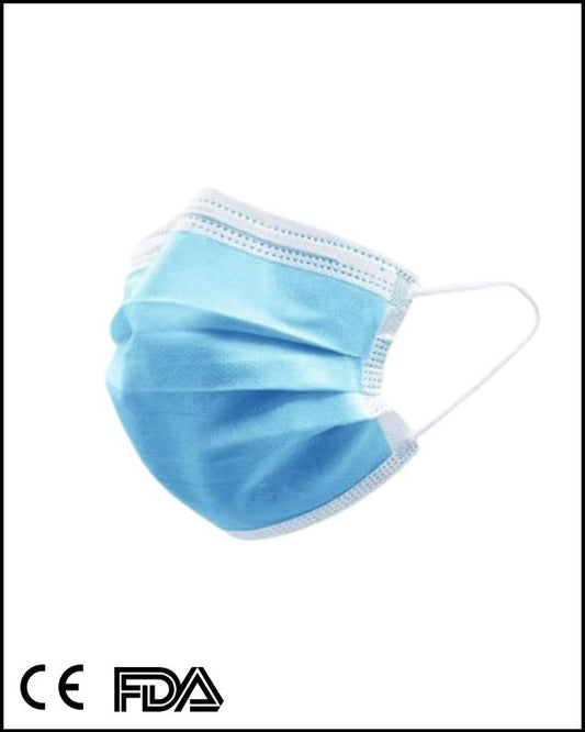 CE Approved 3 Ply Surgical Masks (Blue)